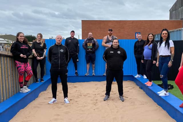 Full Power gym in Heanor has opened its purpose-built outdoor fitness area after lockdown.