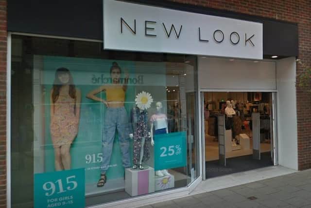 New Look in Chesterfield town centre.
