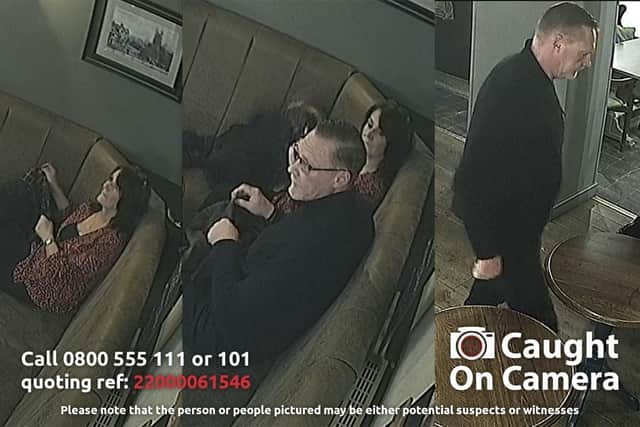 Police are urging anyone who can identify the man and woman pictured to come forward.