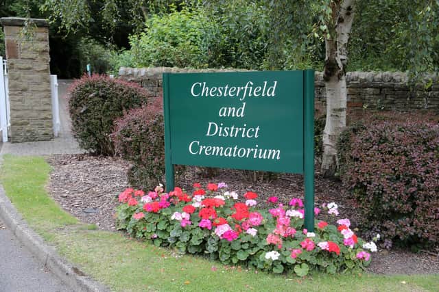 The building at Chesterfield Crematorium is closed due to the coronavirus outbreak.
