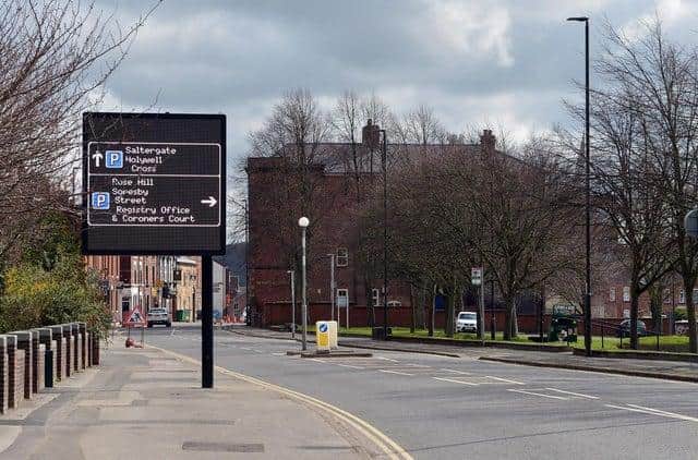 Five digital road signs have recently been installed at various locations in Chesterfield. They cost in the region of £55,000 each to buy and install.
