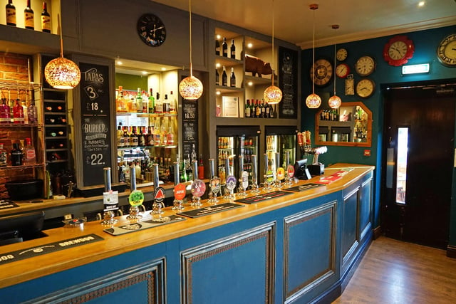 The pub boasts a wide range of ales - with many sourced from local breweries