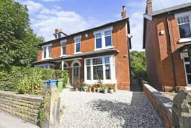 The beautiful bay window-fronted family home is set back from Ashgate Road and has a gravelled area at the front that enables parking space for vehicles.