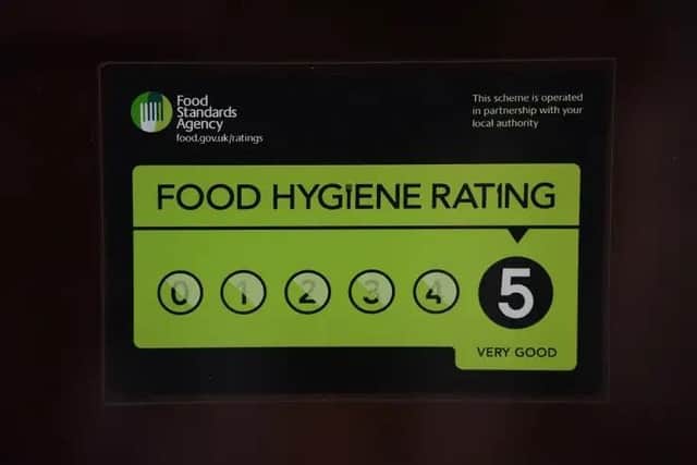 New ratings have been issued to local pubs and cafes