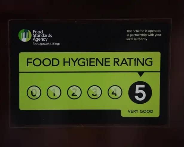 New ratings have been issued to local pubs and cafes