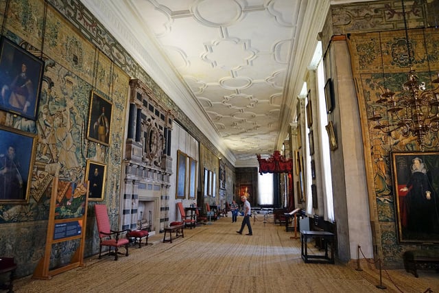 Hardwick Hall has one of the oldest collection of pictures still in situ in the British Isles.