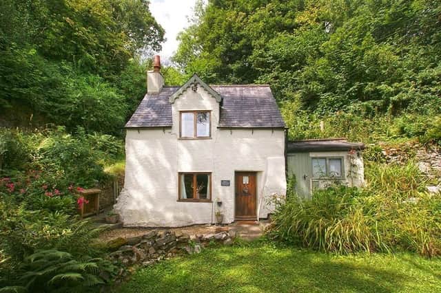 The cottage sits pretty in adyllic hillside location on Dale Road, Matlock.