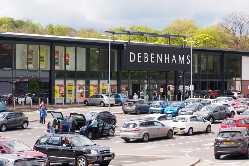 The most recent shop to close its doors, Debenhams shut in Chesterfield this week.