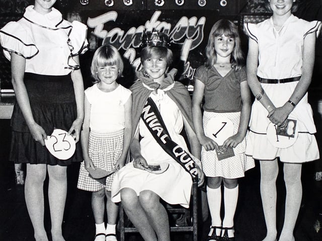 Ironville Carnival Queen and attendants, June 1982