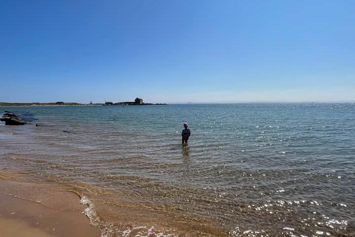 Andrew Ure was enjoying a day out to the East Neuk of Fife when he took this picture of Elie Beach.