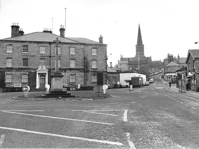 Rutland Arms in the centre of Bakewell 1972.