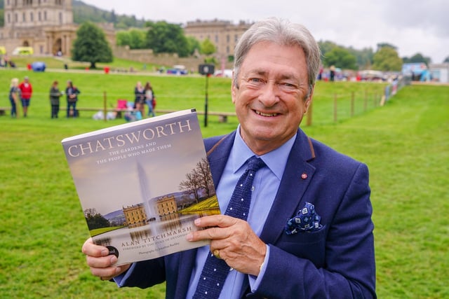 Alan Titchmarsh launches his new book about Chatsworth.