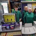 Staff at New Tupton's Morrisons Daily.