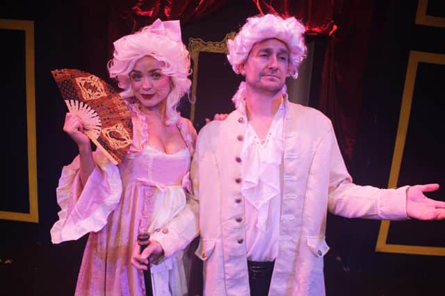 Jemma Carlisle and Nick Hooton in a scene from Beauty and the Big Beast.