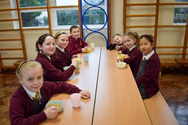 Saint Joseph’s Catholic Voluntary Academy in Matlock is working in partnership with children’s charity, Magic Breakfast, to provide a free, healthy breakfast to all pupils.