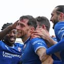 Mike Jones netted his first goal for Chesterfield in the 4-1 win against AFC Fylde. Picture: Tina Jenner.