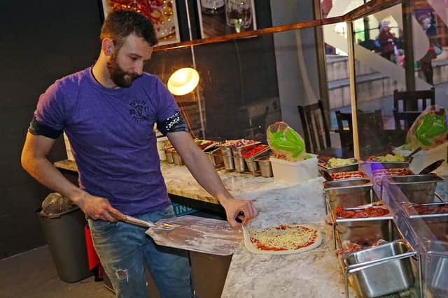 New Pizza Pi restaurant. Pictured is chef Ian Hill.