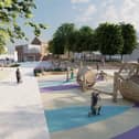 Pictured Is Chesterfield Borough Council's Proposed New Look Staveley Town Centre Design Under Its Staveley 21 Project