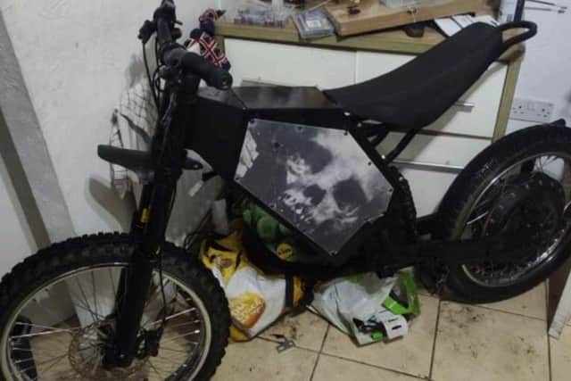 Police are appealing to anyone who has seen the stolen electric bike or was at the area at the time of the incident.