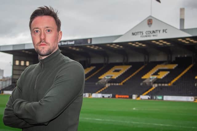 New Notts Count head coach Ian Burchnall. Picture: Notts County.