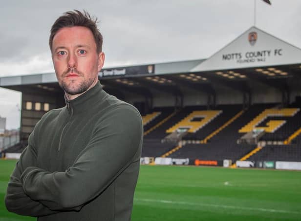 New Notts Count head coach Ian Burchnall. Picture: Notts County.