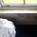 Large damp patches appeared in the home.