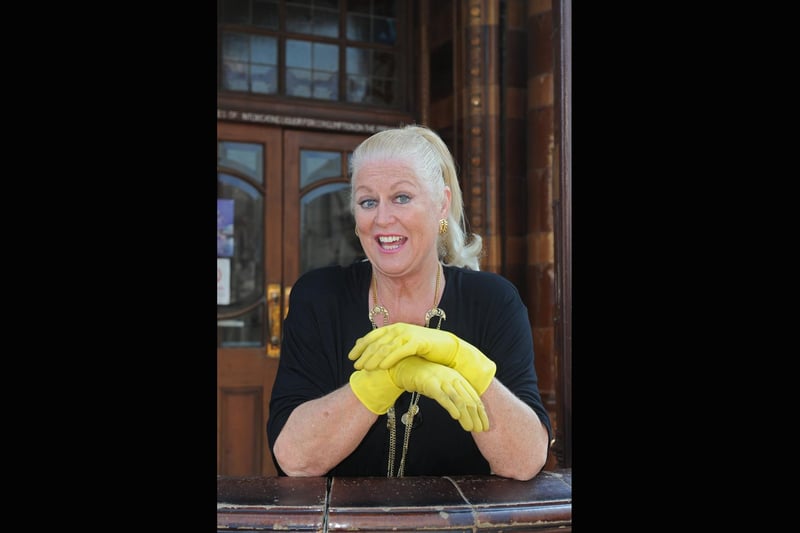 Born in Eastney, Kim Woodburn is best known for co-hosting the Channel 4 series How Clean is Your House? alongside Aggie MacKenzie. Kim also came third in the 19th series of Celebrity Big Brother - finishing in third place - and was the runner-up of the 2009 series of I'm a Celebrity...Get Me Out of Here!