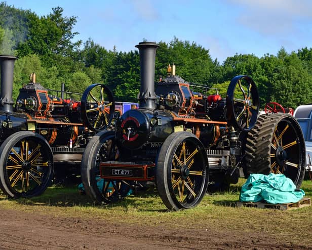 Copycat vehicles on show at the 50th Cromford Steam Rally.