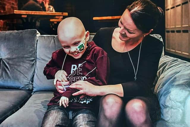 Riley and his mum Sarah spend every day together as his health stopped Riley him from attending school the majority of time
