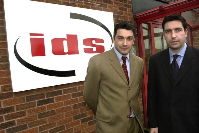 International Drilling Services, at Chesterfield Trading Estate, in Sheepbridge. Pictured are Directors Nick(left) and Chris Smillie in 2003