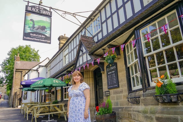 The Old Black Swan reopened this summer after a period of closure - and this village pub is housed in a building that was constructed in the 1700s.