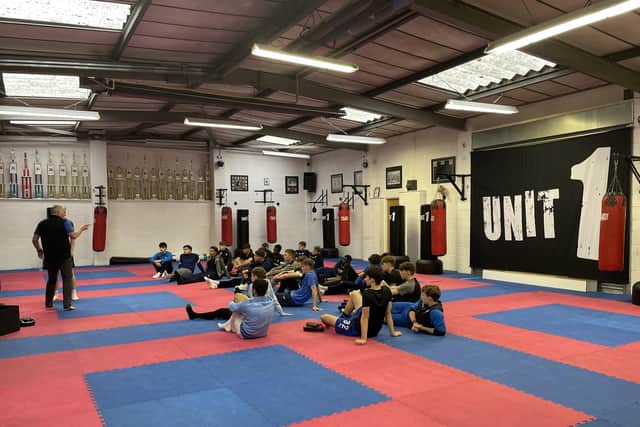 Youngsters from Chesterfield Fc learnt the basics of self-awareness and self-defence