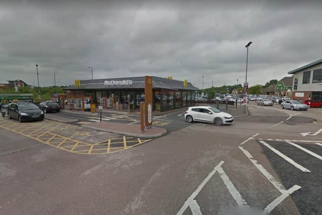 Turner was snared by police at McDonald's in Chesterfield