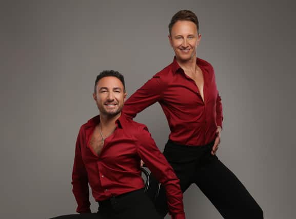 Vincent Simone and Ian Waite in The Ballroom Boys - ACT TWO.