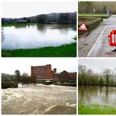 A number of areas across the county have been hit by floods.