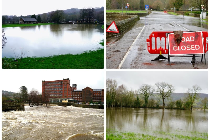 A number of areas across the county have been hit by floods.