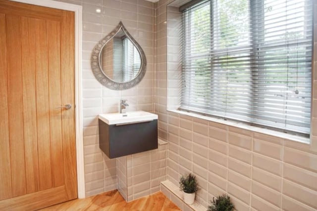 The bright and airy bathroom inside the cottage, which also benefits from a utility room.
Image by Gordon Lamb/Zoopla.