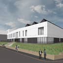 Artist's impression of the proposed new Engineering and Life Sciences Building at Chesterfield College.