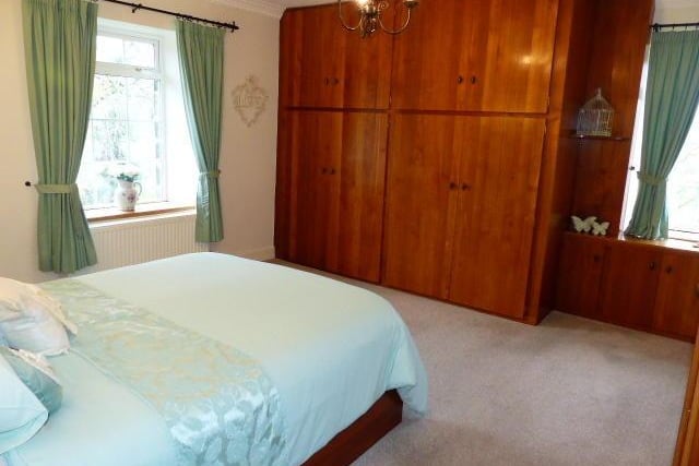 All four bedrooms have fitted wardrobes.