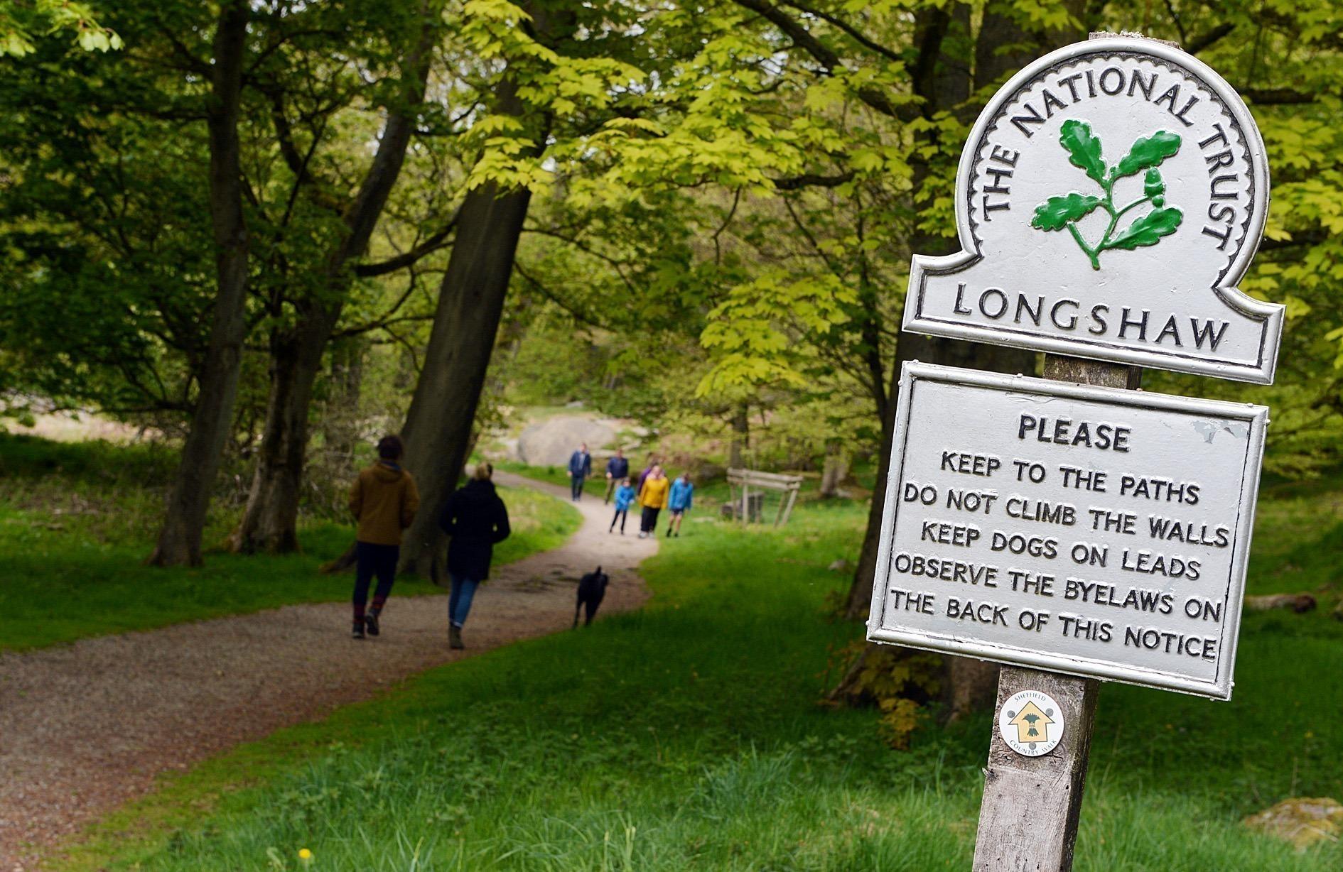 The Longshaw Estate is a perfect place for a relaxed stroll amid scenic surroundings.