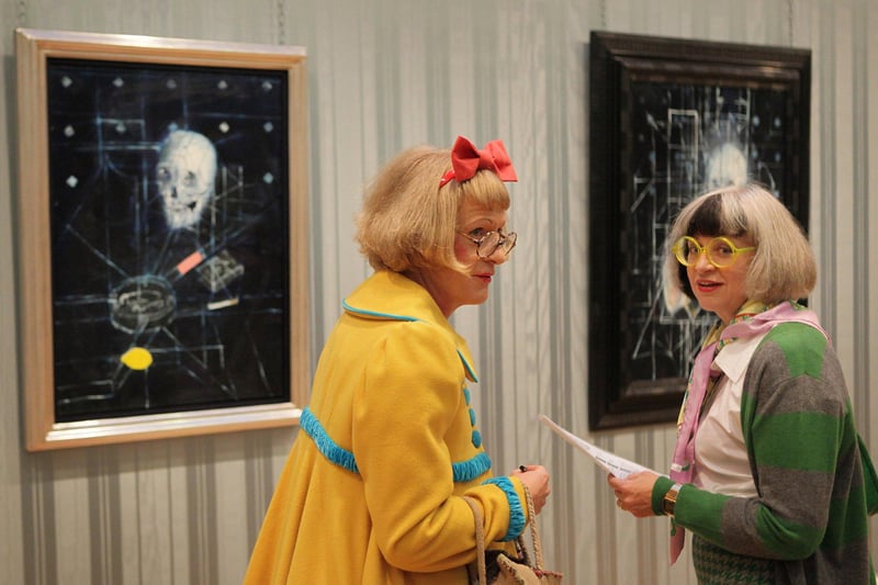 Artist Grayson Perry (L) went to university in Portsmouth.