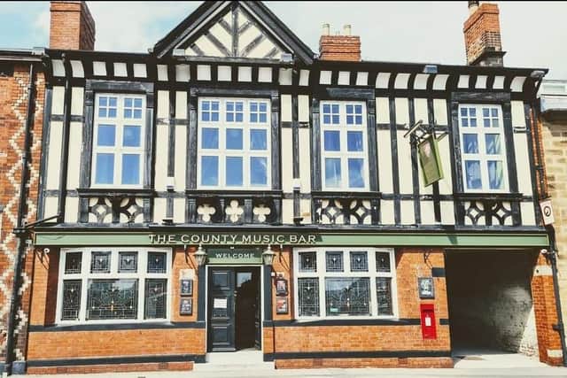 The Couinty Music Bar on Saltergate, Chesterfield, is launching a new menu.
