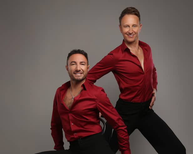 Ian Waite and Vincent Simone will dance their way to Derbyshire  on The Ballroom Boys: Act Two tour.