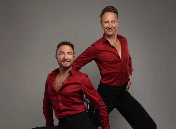 Ian Waite and Vincent Simone will dance their way to Derbyshire  on The Ballroom Boys: Act Two tour.