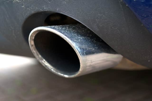 Thieves stole the car's exhaust system catalytic converter