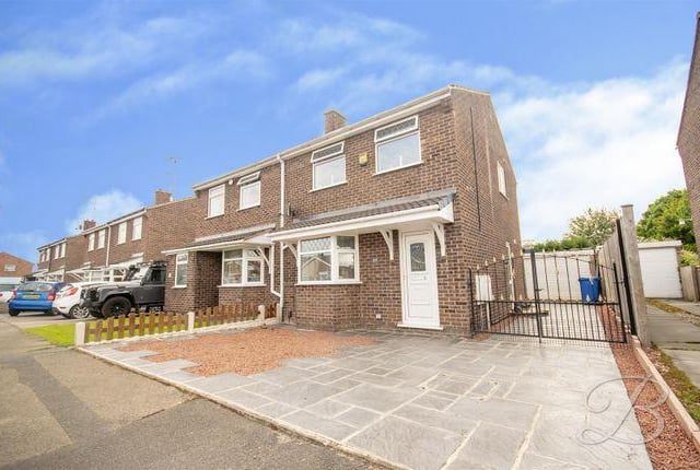 Viewed 1004 times in last 30 days, this three bedroom semi-detached house has a large conservatory. Marketed by BuckleyBrown, 01623 355797.