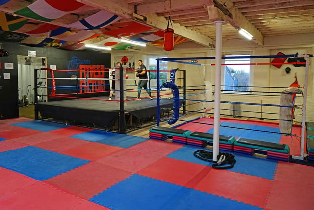 The Fitness factory now offers two boxing rings, as opposed to one boxing ring in the previous location.