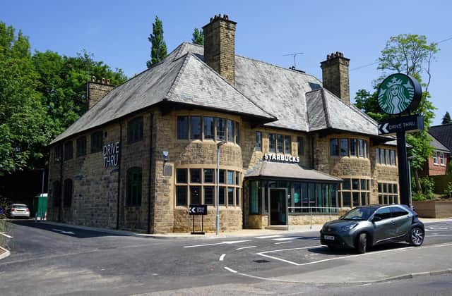 The new Starbucks coffee shop is hosted at the building of the former popular Glapwell’s pub - Plug & Feathers.