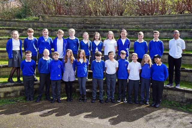These Year 6 pupils from Abercrombie Primary School are heading off for pastures new