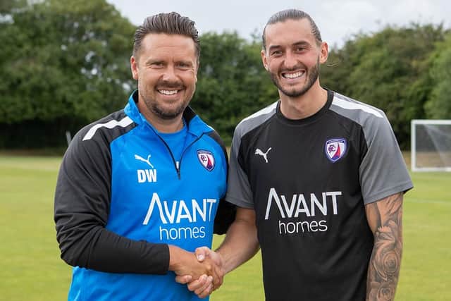 Ollie Banks is back at the Spireites. Picture: Tina Jenner.